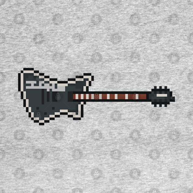 Pixel Black Riggs Vertigo Guitar by gkillerb